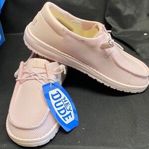 Hey Dude Light Pink Loafers